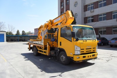 庆铃28米伸缩臂高空作业车